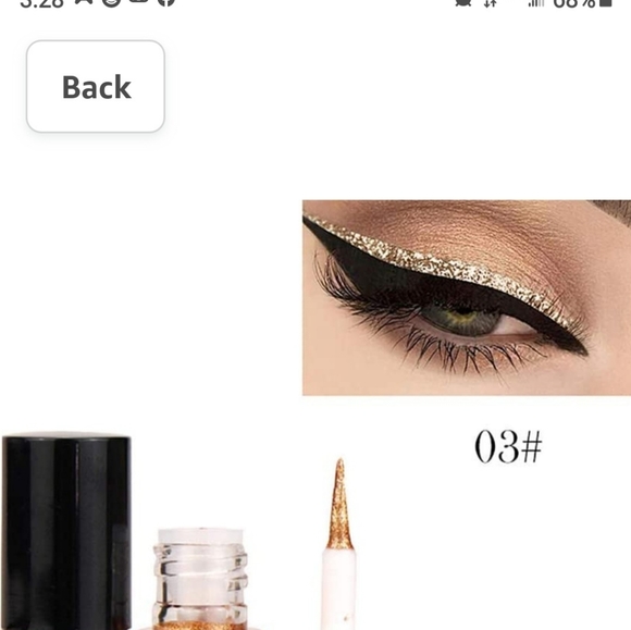 💥LAST 1💥GLITTER EYELINER MAKE YOUR EYES POP - Picture 2 of 2